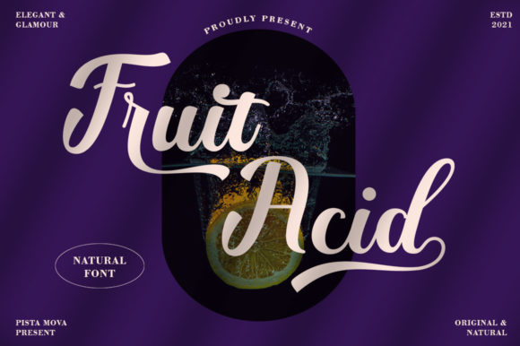 Fruit Acid Font 1 Fruit Acid Font