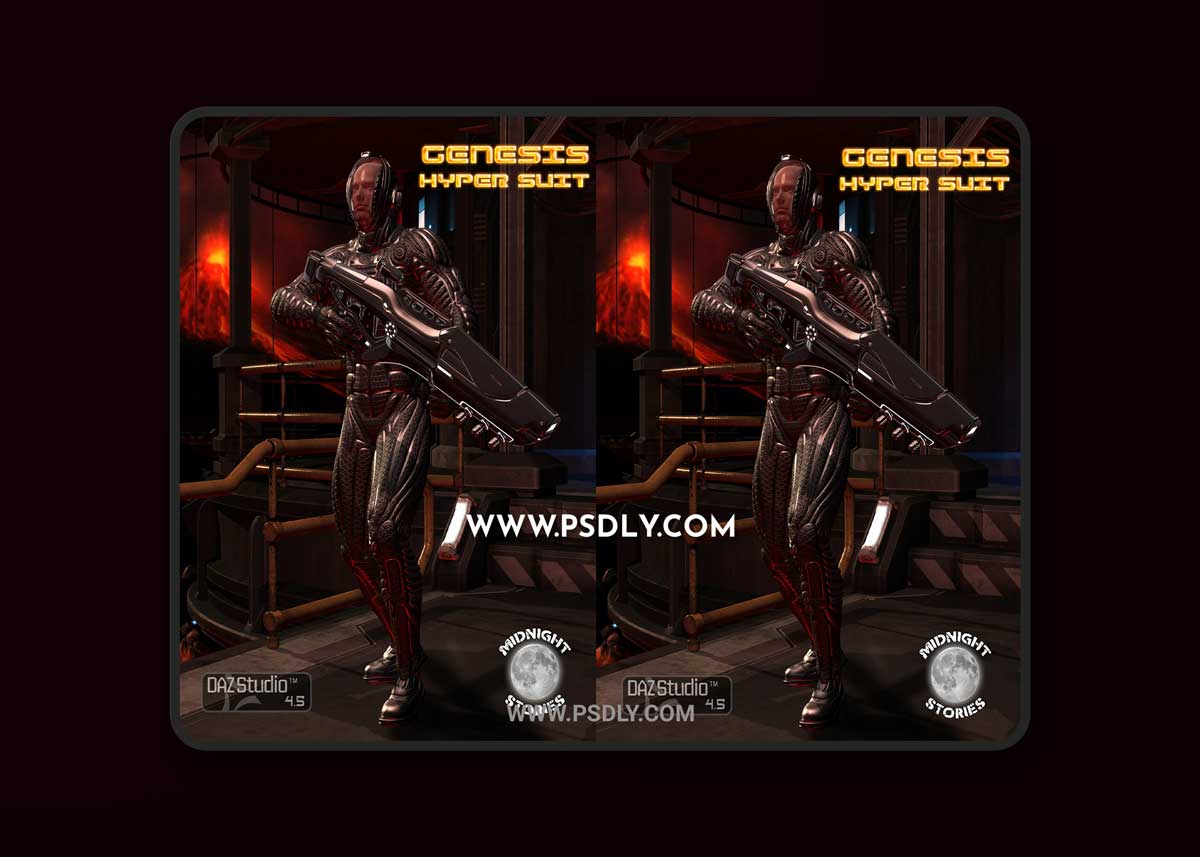 Genesis Hyper Suit 3D Model 1 Genesis Hyper Suit 3D Model