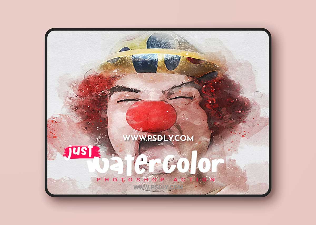 GraphicRiver - Just Watercolor - Photoshop Action 34148456 1 GraphicRiver - Just Watercolor - Photoshop Action 34148456