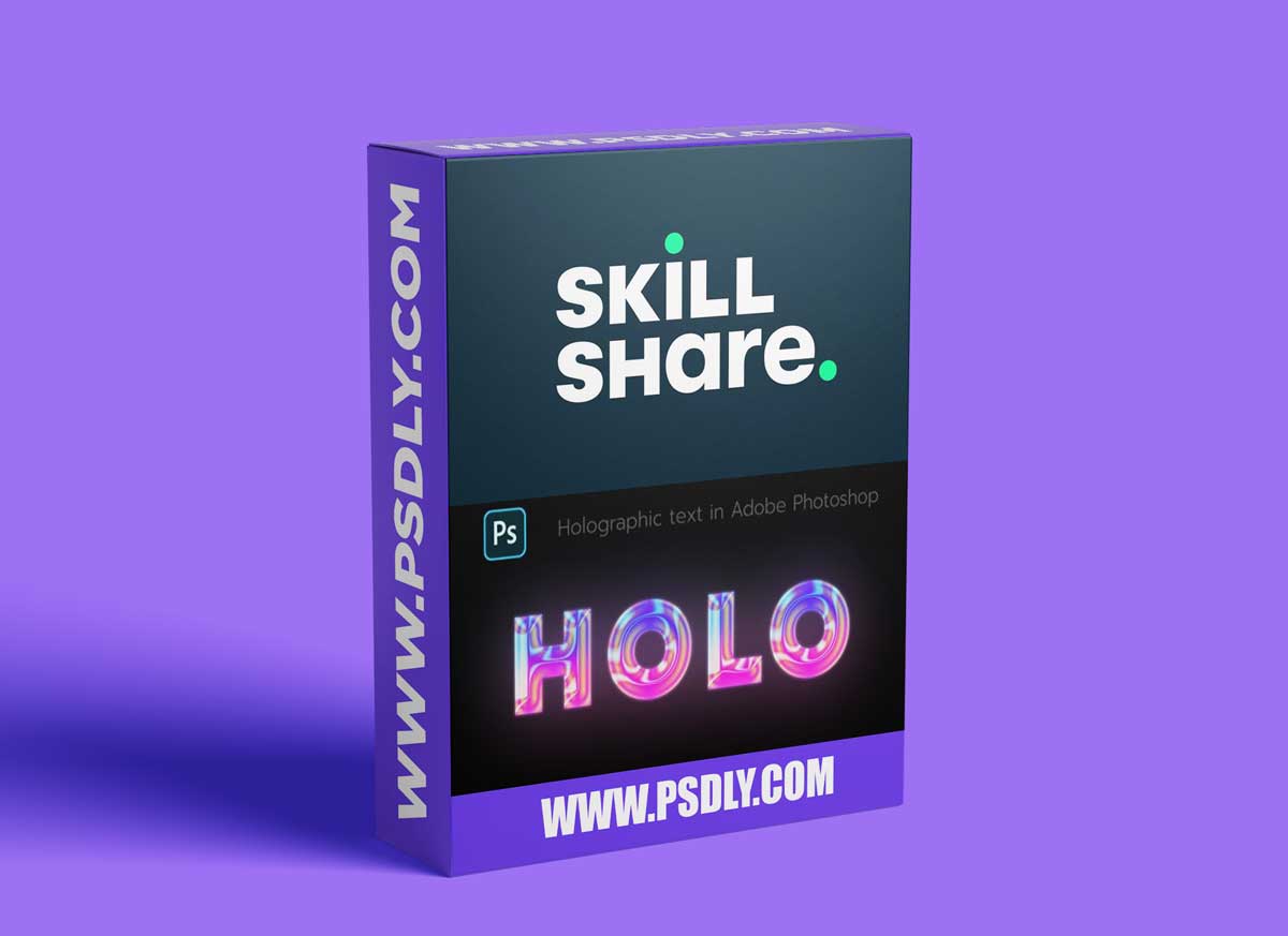 Holographic text in Adobe Photoshop 1 Holographic text in Adobe Photoshop