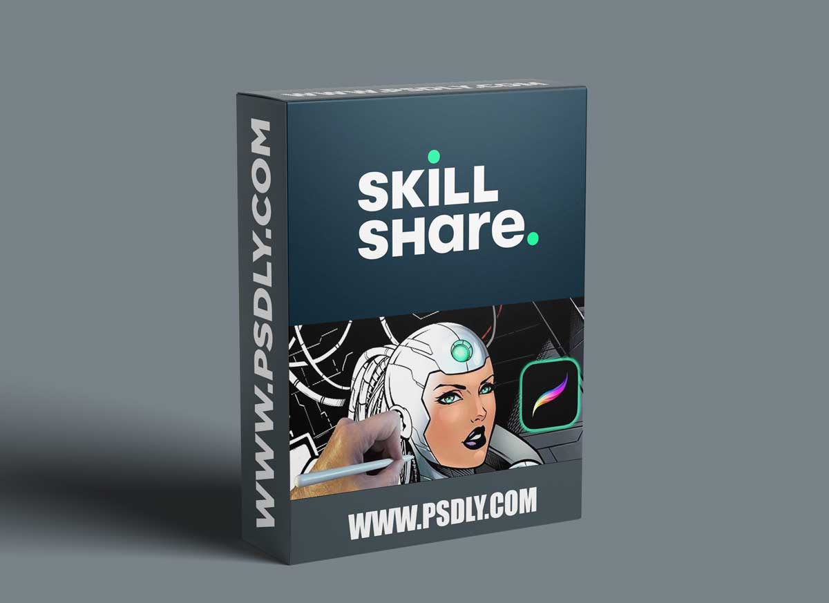 How to Color Comics in Procreate - Cyber Girl Project 1 How to Color Comics in Procreate - Cyber Girl Project