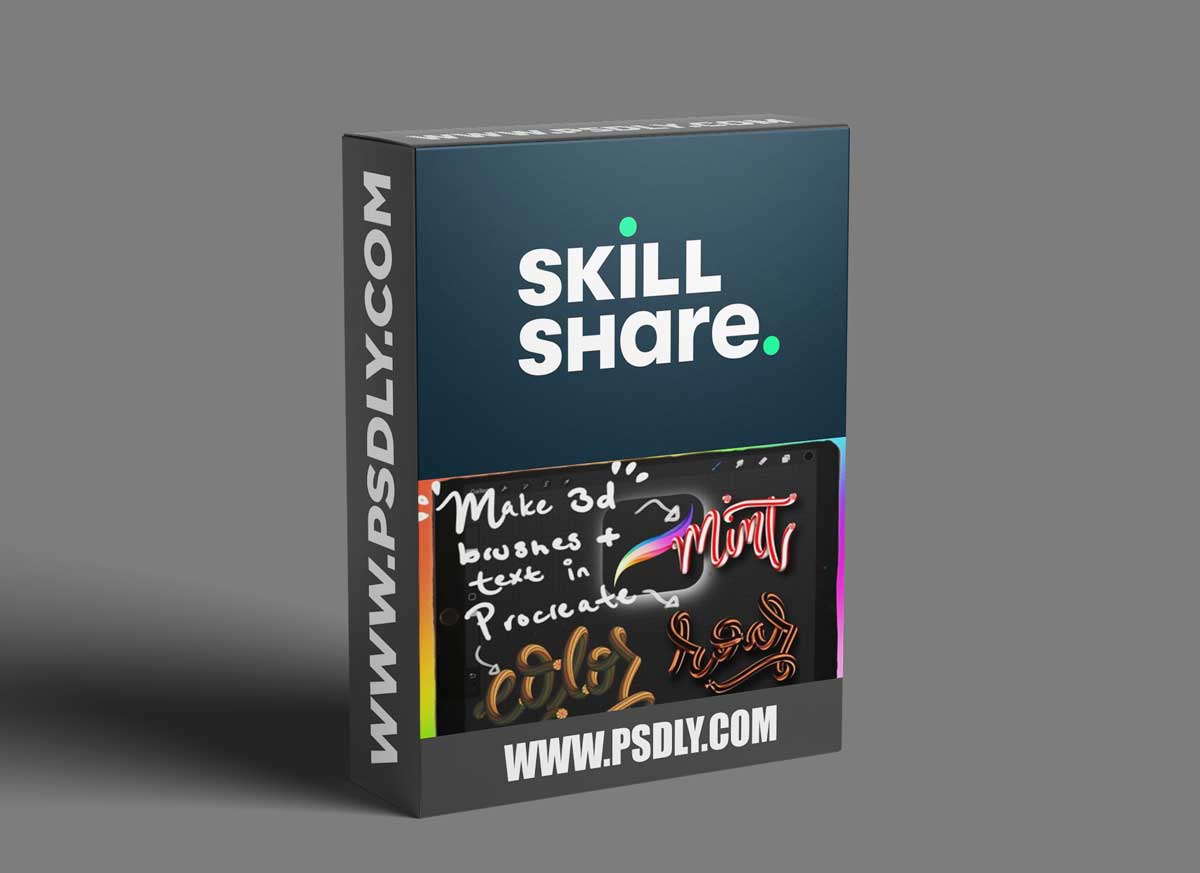 How to make 3D Brushes & text in Procreate | multidimensional calligraphy 1 How to make 3D Brushes & text in Procreate | multidimensional calligraphy