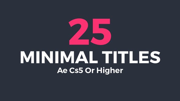Videohive Minimal Titles 12812169 1 Videohive Minimal Titles 12812169