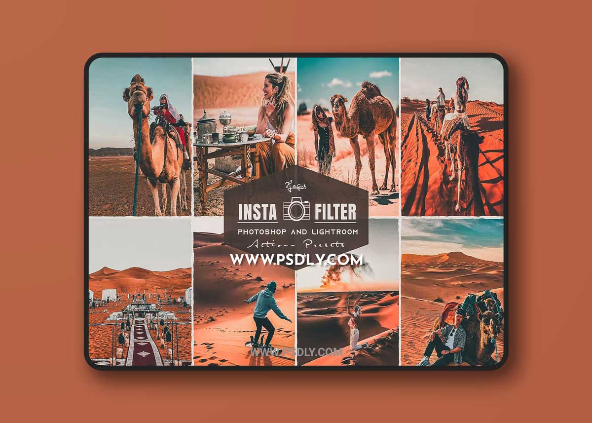 Insta Filter Morocco Photoshop & Lightroom Presets 1 Insta Filter Morocco Photoshop & Lightroom Presets