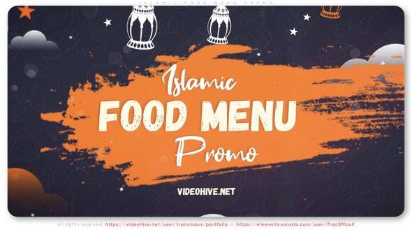Videohive Islamic Food Menu Promo 35762387 1 Videohive Islamic Food Menu Promo 35762387