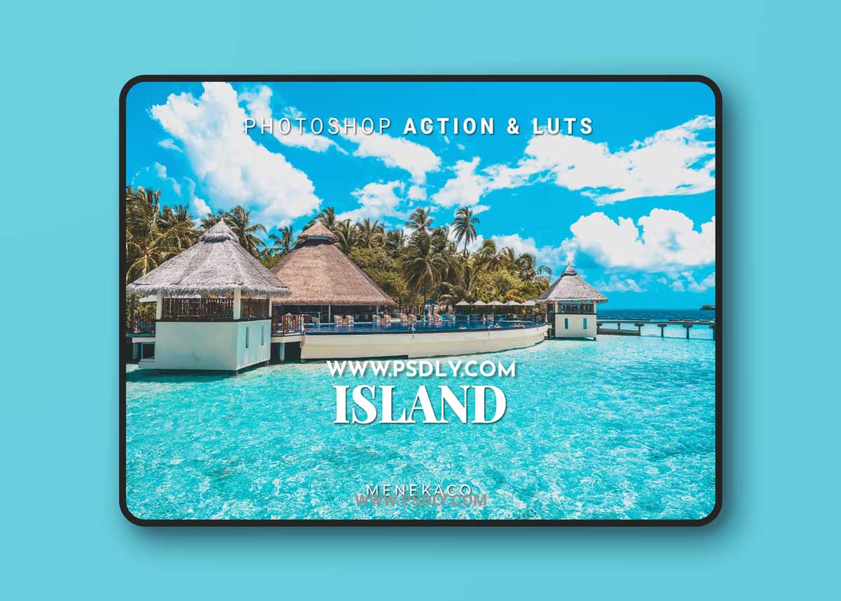 Island Photoshop Action & LUTs 1 Island Photoshop Action & LUTs