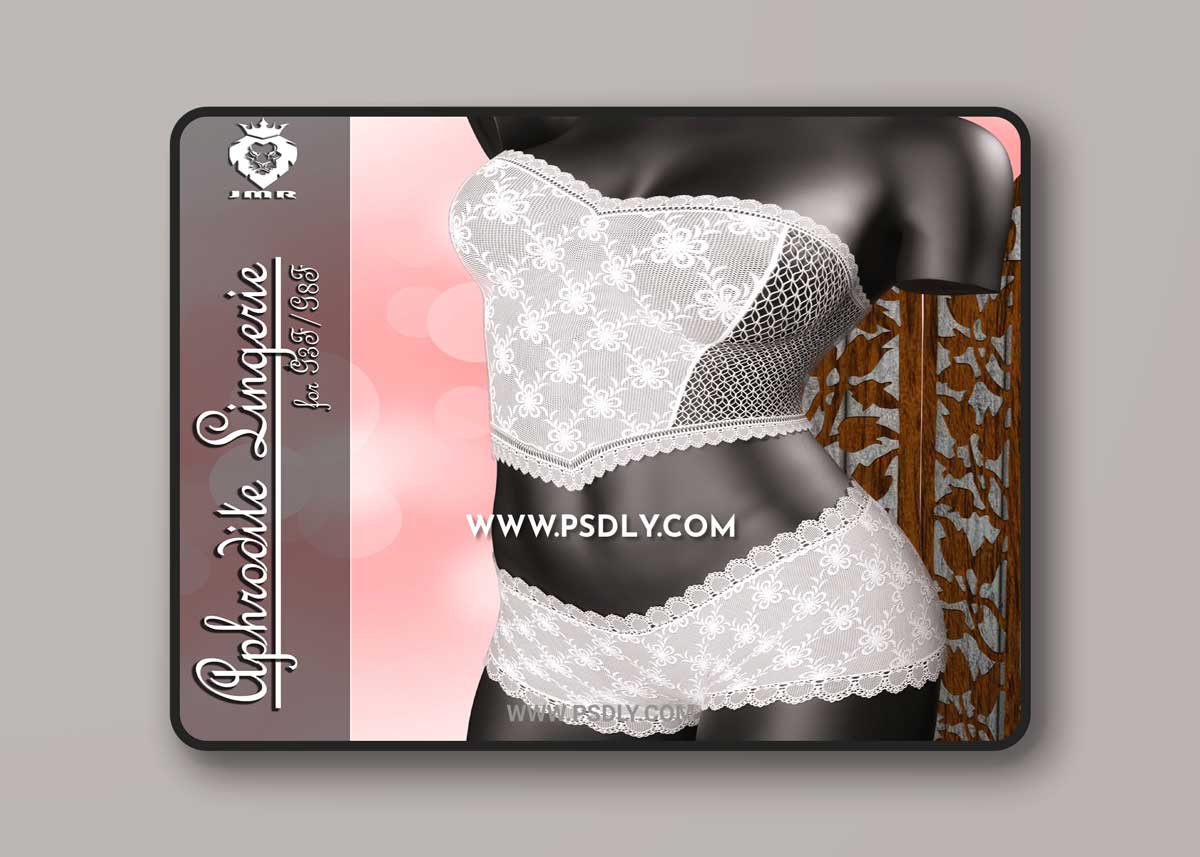 JMR Aphrodite Lingerie for G3F G8F 1 JMR Aphrodite Lingerie for G3F G8F