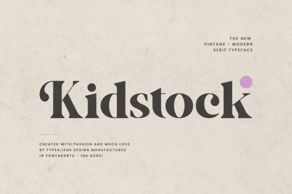 Kidstock Font 1 Kidstock Font