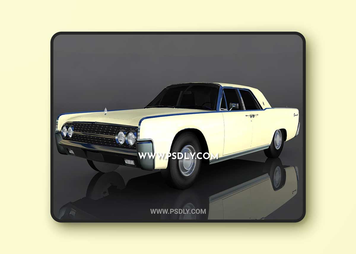 Lincoln Continental 3D Model o93679 1 Lincoln Continental 3D Model o93679