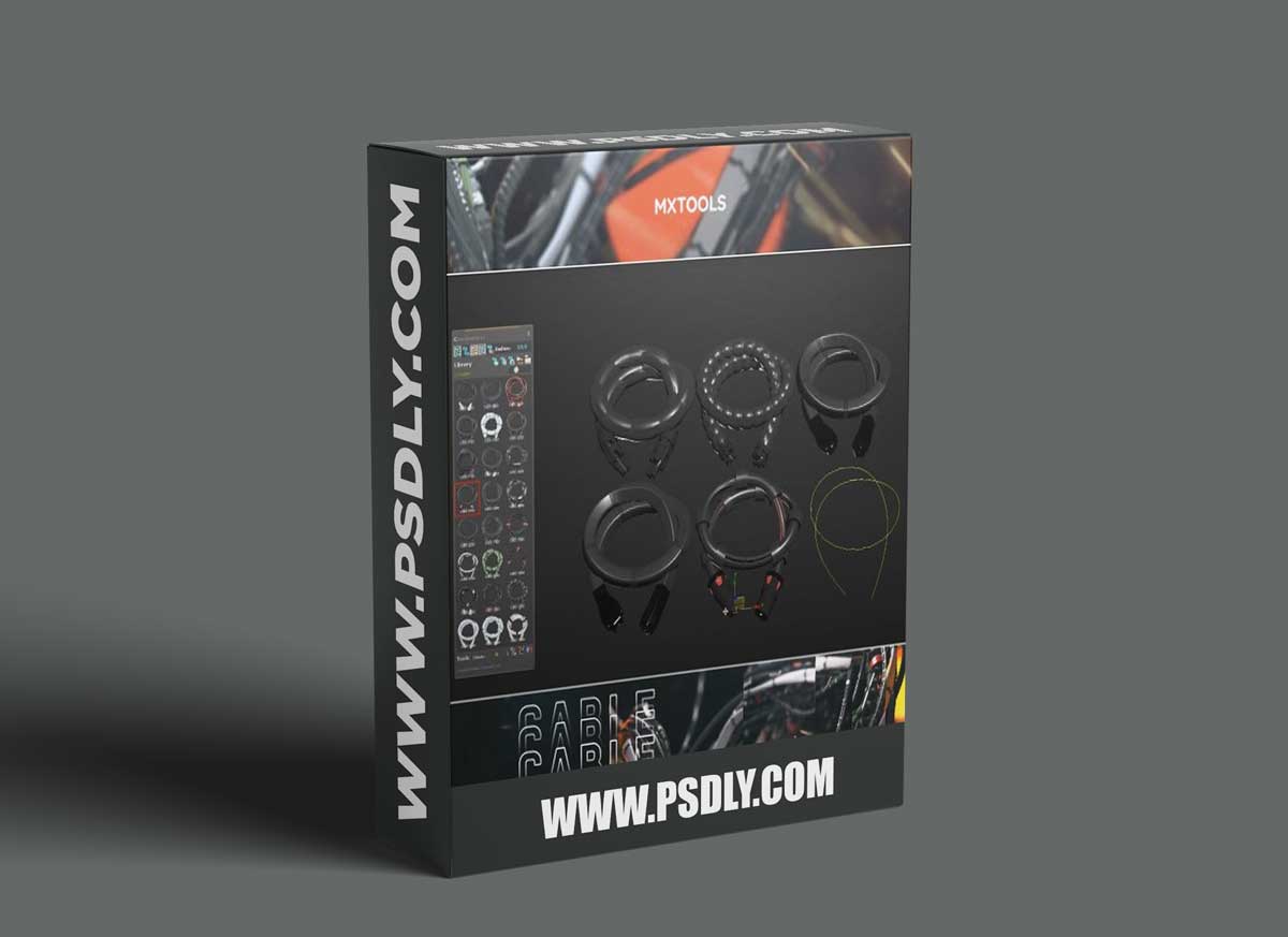 MXTools Cable Placer 1.1 for 3ds max 1 MXTools Cable Placer 1.1 for 3ds max