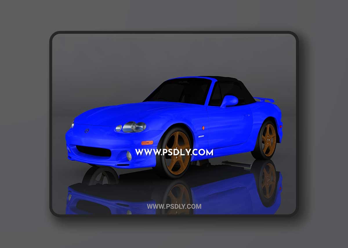 Mazda Roadster 2001 3d model Model o175641 1 Mazda Roadster 2001 3d model Model o175641