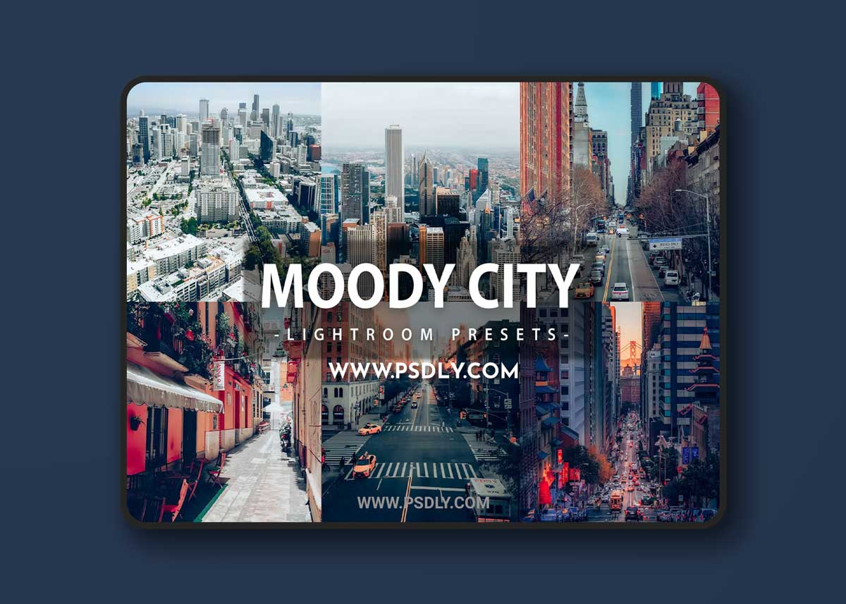 Moody City Lightroom Presets 1 Moody City Lightroom Presets