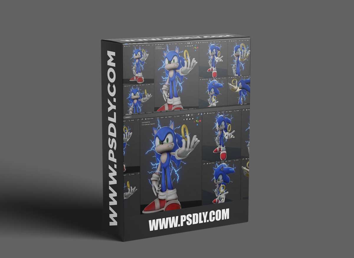Patreon - Character Sculpt Sonic by YanSculpts 1 Patreon - Character Sculpt Sonic by YanSculpts