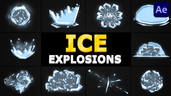 Videohive Ice Explosions | After Effects 35567857 1 Videohive Ice Explosions | After Effects 35567857