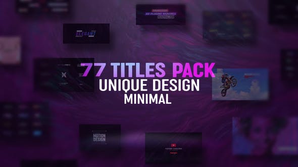 Videohive 77 Titles Pack 31167937 1 Videohive 77 Titles Pack 31167937
