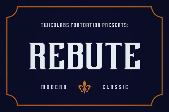 Rebute Font 1 Rebute Font