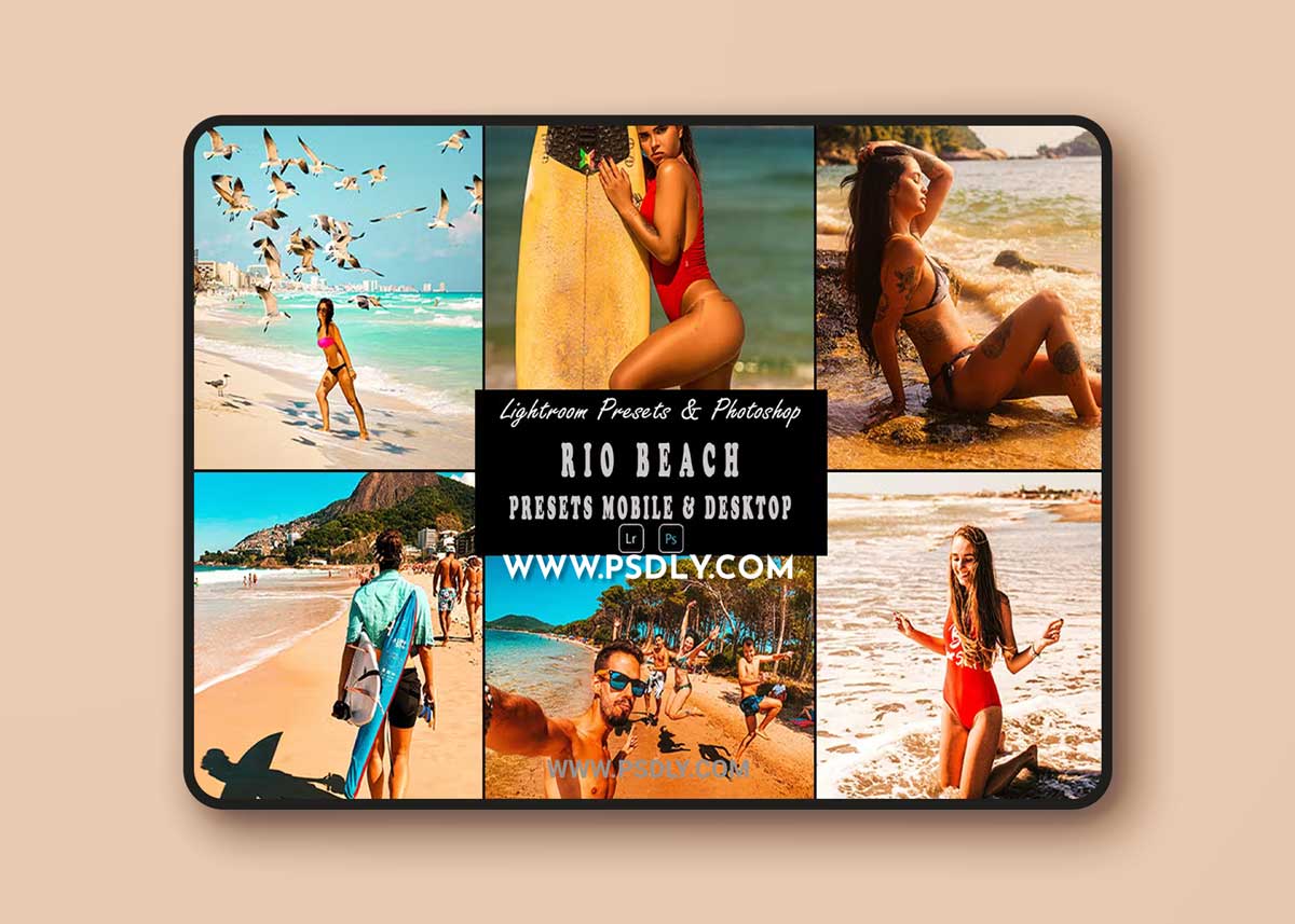 Rio Beach Tone Photoshop Action & Lightrom Presets 1 Rio Beach Tone Photoshop Action & Lightrom Presets