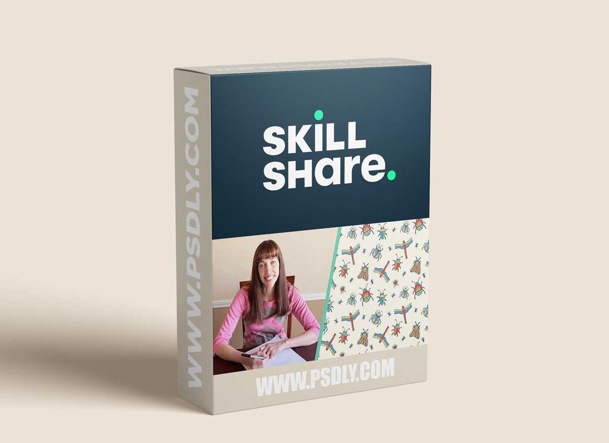 Sketch Book to Surface Pattern Graphic Design: Vectorize & Make a Pattern with Adobe Illustrator 1 Sketch Book to Surface Pattern Graphic Design: Vectorize & Make a Pattern with Adobe Illustrator