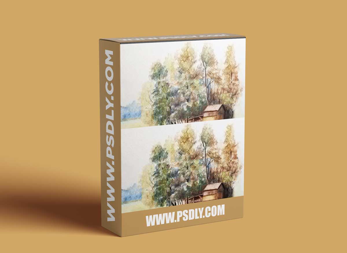 The Virtual Instructor - Landscape with Watercolor Pencils 1 The Virtual Instructor - Landscape with Watercolor Pencils