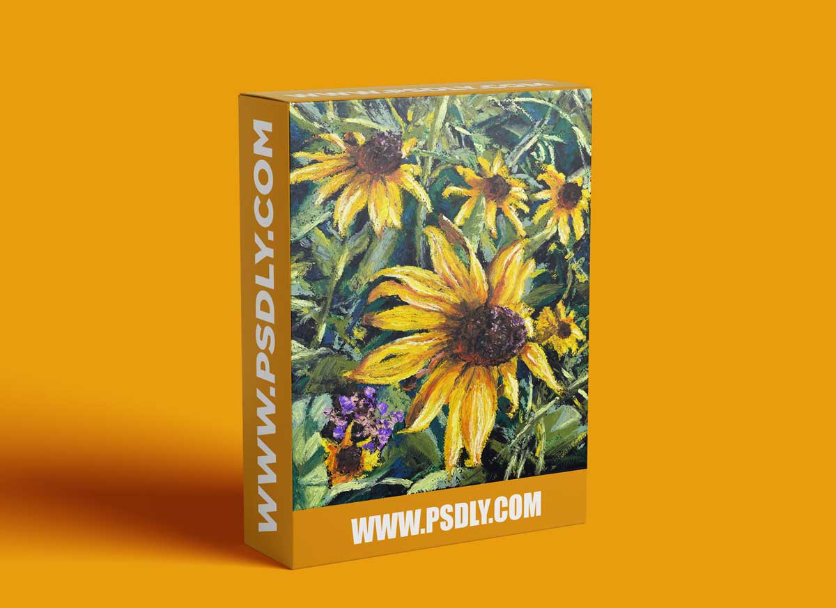 The Virtual Instructor - The Oil Pastel Course - Black-eyed Susans 1 The Virtual Instructor - The Oil Pastel Course - Black-eyed Susans