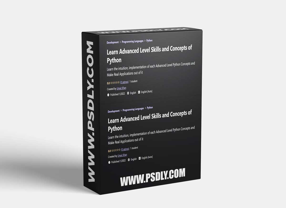 Umair Khan - Learn Advanced Level Skills and Concepts of Python 1 Umair Khan - Learn Advanced Level Skills and Concepts of Python