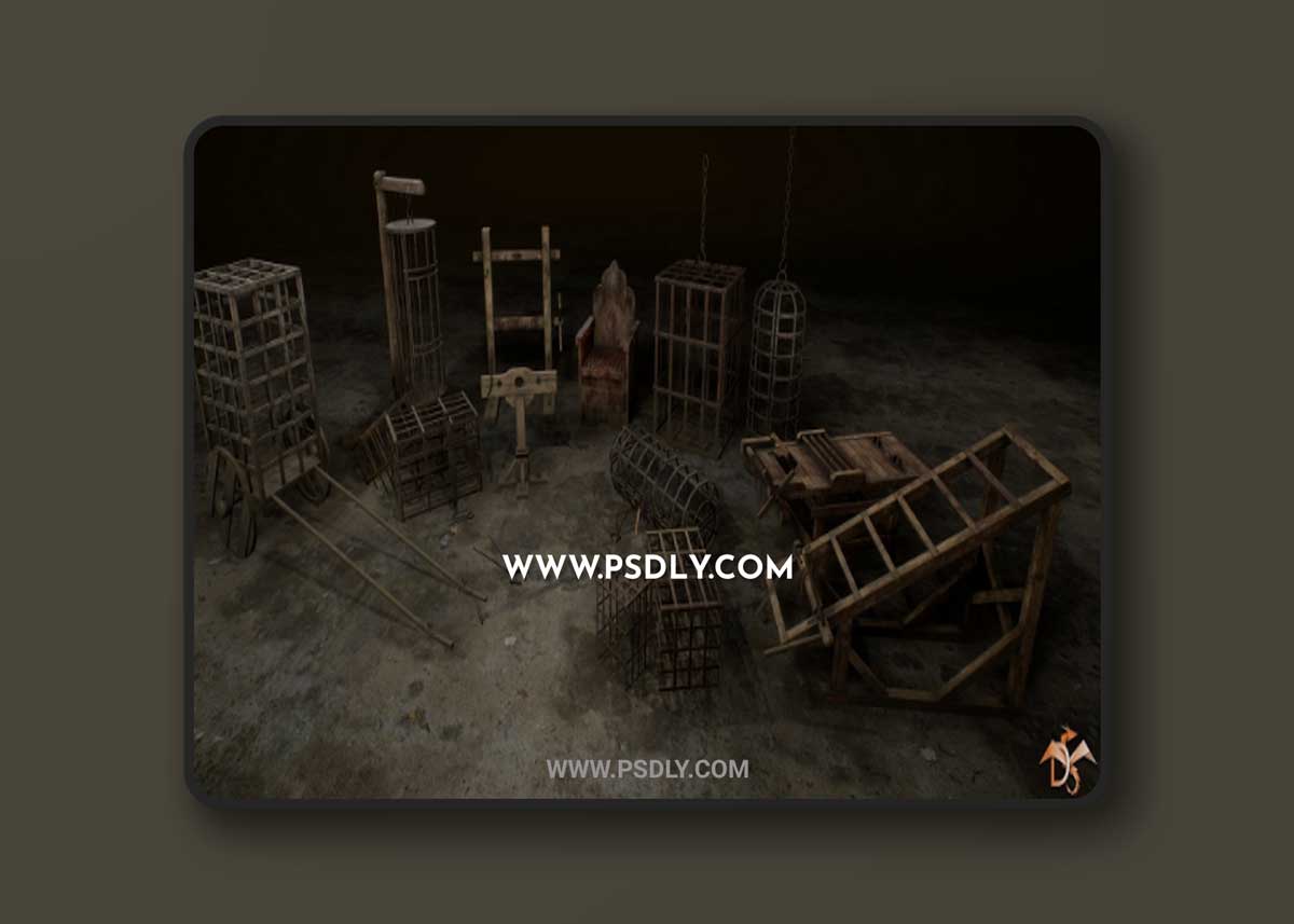 Unreal Engine – Medieval Props: Instrument Torture 1 Unreal Engine – Medieval Props: Instrument Torture