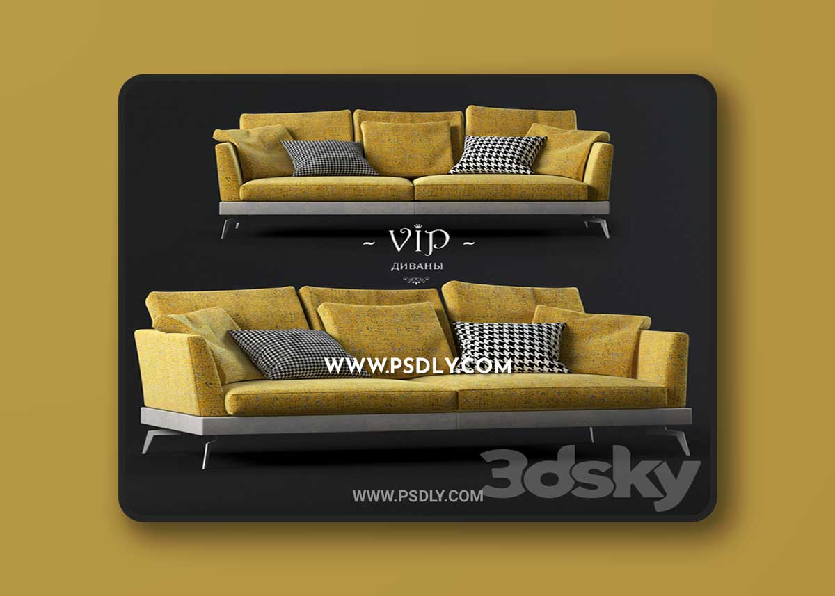 VIP Sofas - SKYLINE MODERN 3D Model 1 VIP Sofas - SKYLINE MODERN 3D Model