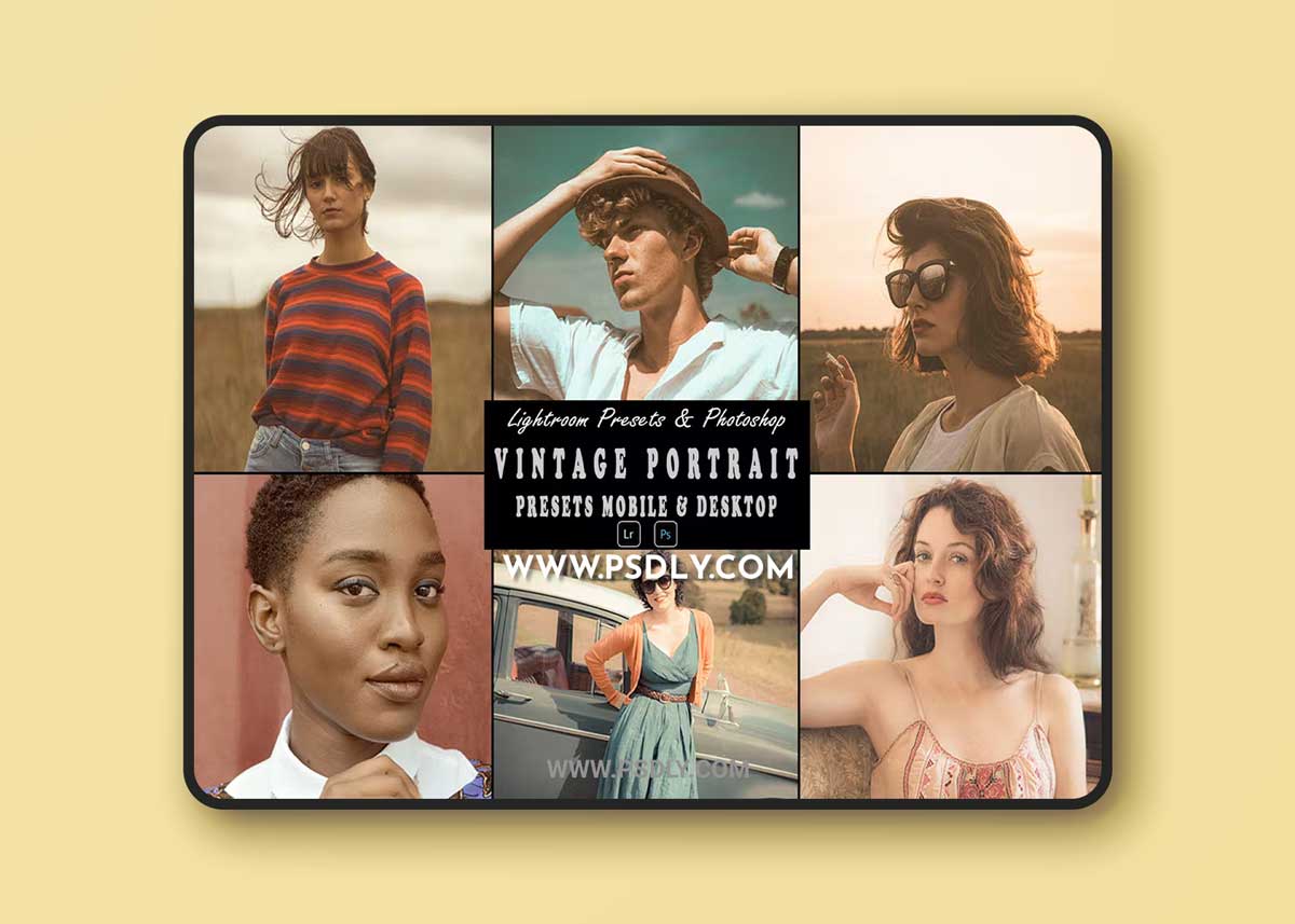 Vintage Portrait Photoshop Action W3WFUGF 1 Vintage Portrait Photoshop Action W3WFUGF
