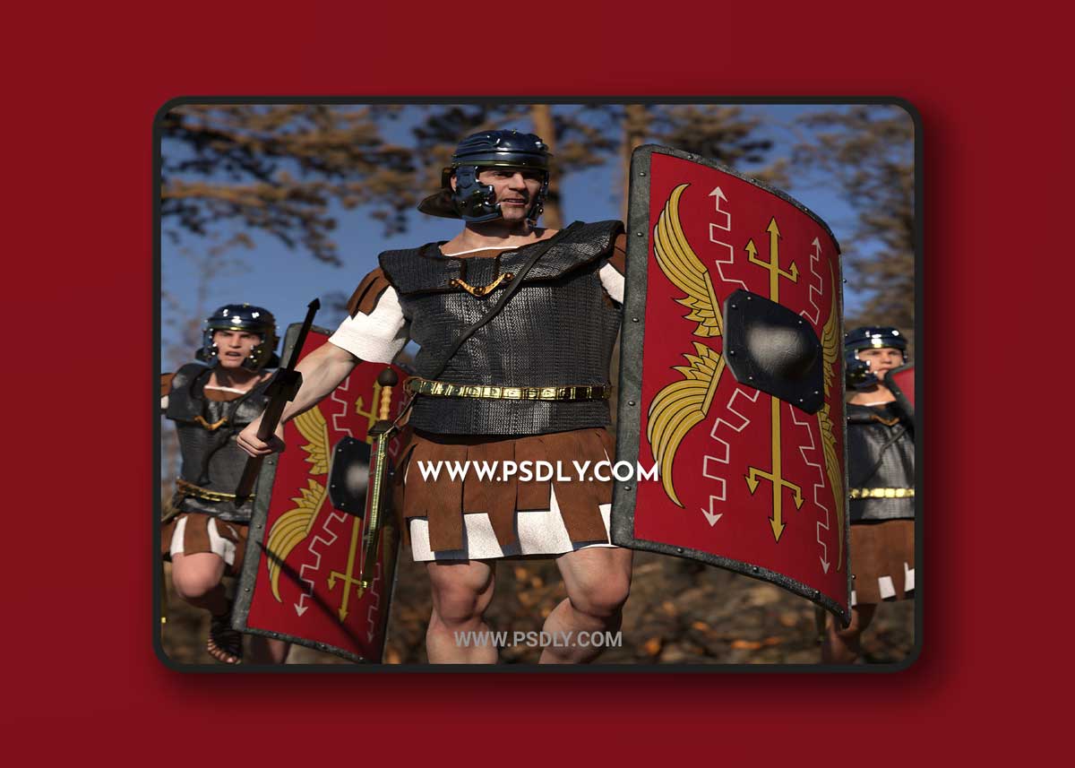 dForce Roman Legion for Genesis 8 Male 1 dForce Roman Legion for Genesis 8 Male