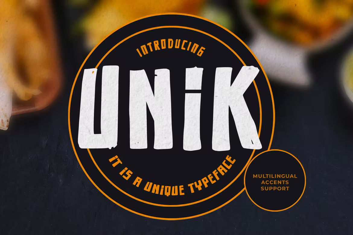 Unik - Unique Font 1 Unik - Unique Font