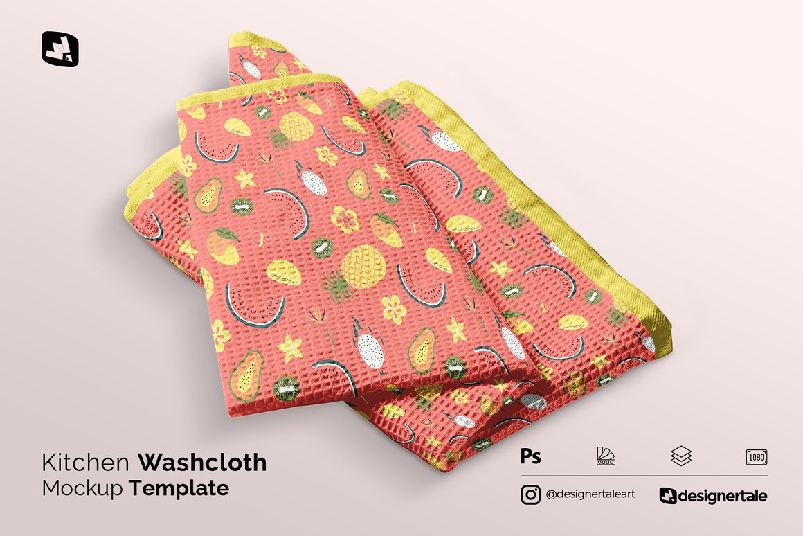 CreativeMarket - Kitchen Washcloth Mockup 5137747 1 CreativeMarket - Kitchen Washcloth Mockup 5137747