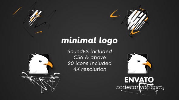 Videohive Minimal drawing logo 20681659 1 Videohive Minimal drawing logo 20681659