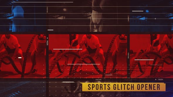 Videohive Sports Glitch Opener 23872167 1 Videohive Sports Glitch Opener 23872167
