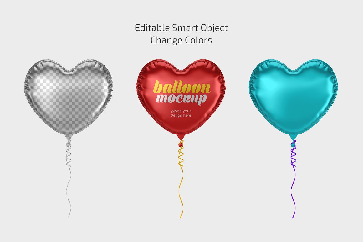 CreativeMarket - Heart Foil Balloon Mockup Set 6860179 1 CreativeMarket - Heart Foil Balloon Mockup Set 6860179