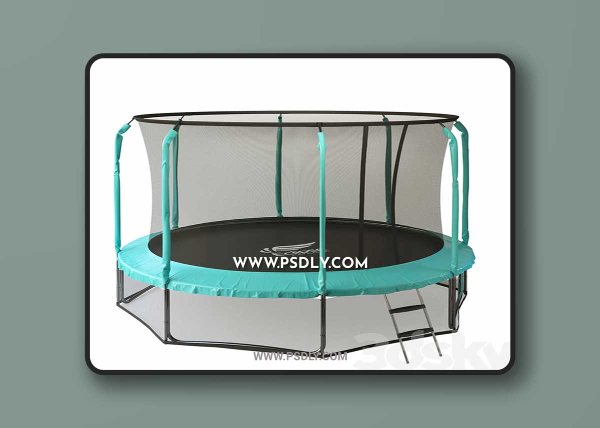 12 ft trampoline EclipseSpace 3D Model 1 12 ft trampoline EclipseSpace 3D Model