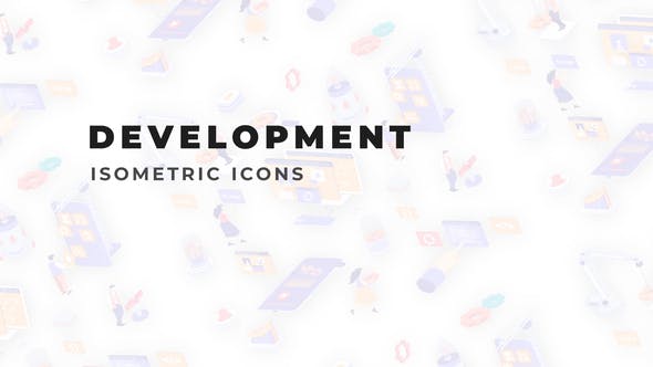 Videohive Development - Isometric Icons 36117812 1 Videohive Development - Isometric Icons 36117812