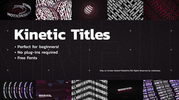 Videohive Kinetic Titles 36351342 1 Videohive Kinetic Titles 36351342