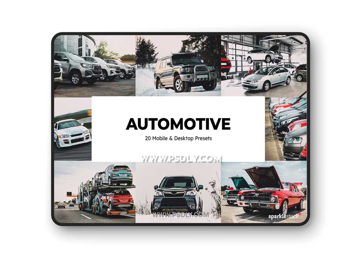 20 Automotive Lightroom Presets and LUTs 1 20 Automotive Lightroom Presets and LUTs