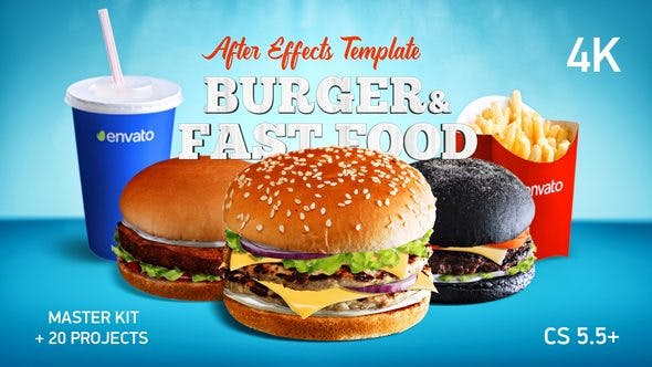 Videohive Burger & Fast Food Promo 22393691 1 Videohive Burger & Fast Food Promo 22393691