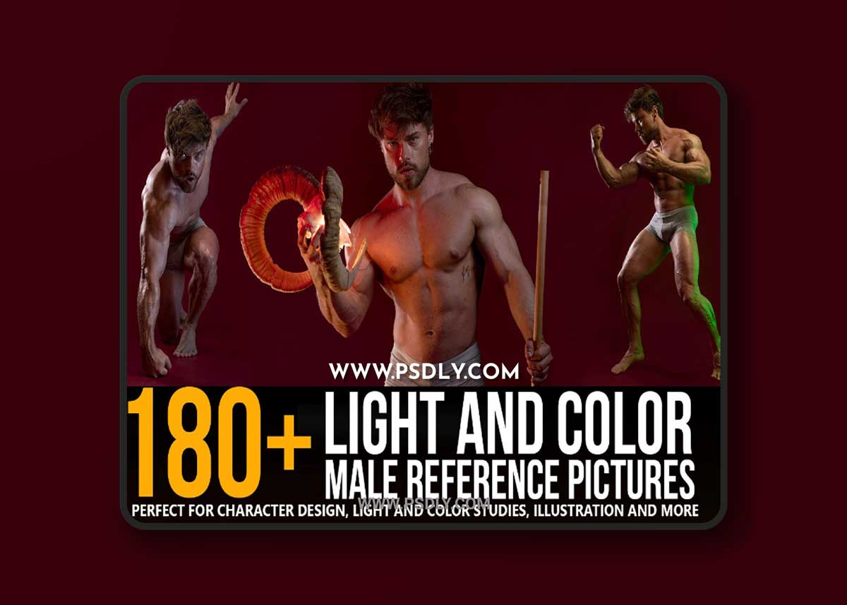 Artstation - Grafit Studio - 180+ Light and Color Male Reference Pictures 1 Artstation - Grafit Studio - 180+ Light and Color Male Reference Pictures