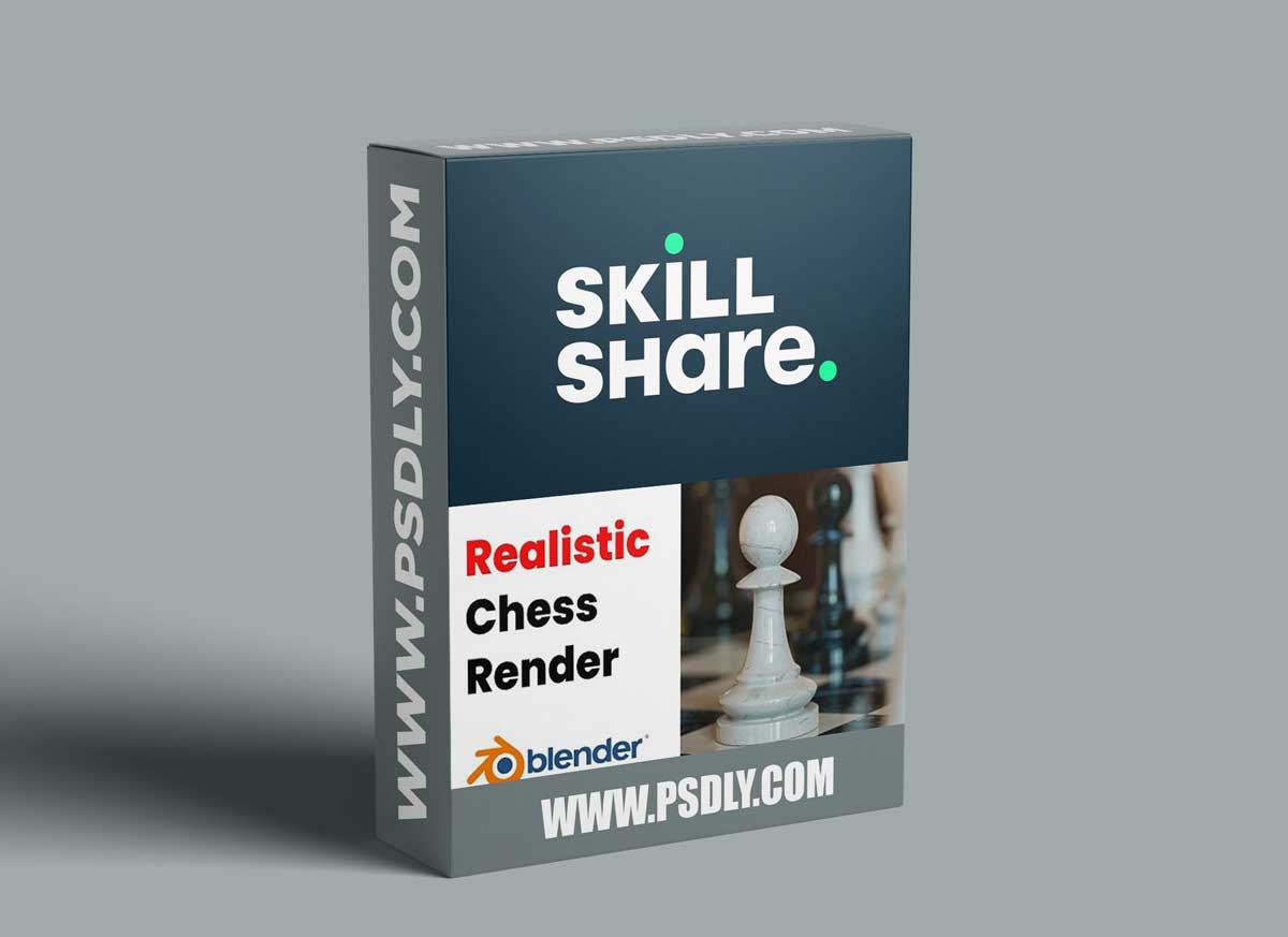 Blender 3D: Easy Realistic Chess Scene 1 Blender 3D: Easy Realistic Chess Scene
