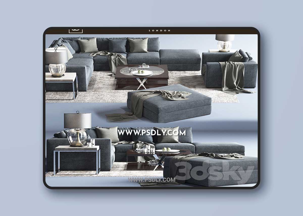 Braque Large Sofa_Concave Brass_Horizon Square_Carpet_The sofa and chair company 1 Braque Large Sofa_Concave Brass_Horizon Square_Carpet_The sofa and chair company