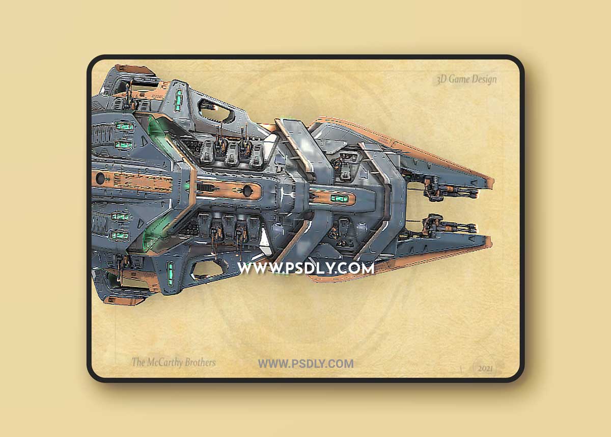 Buzz Hound - Corvette 3D Model 1 Buzz Hound - Corvette 3D Model