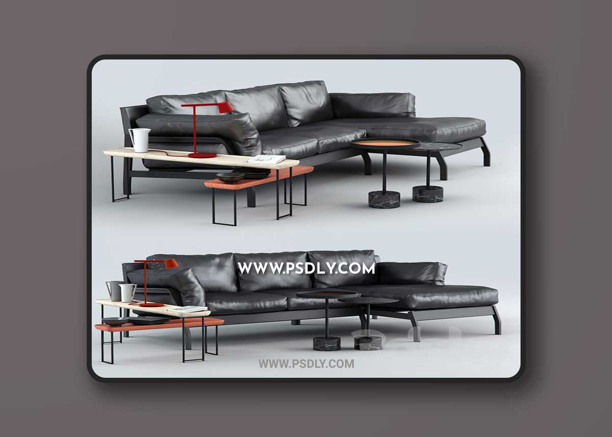 Cassina Eloro 285 Chaiselong 3D Model 1 Cassina Eloro 285 Chaiselong 3D Model