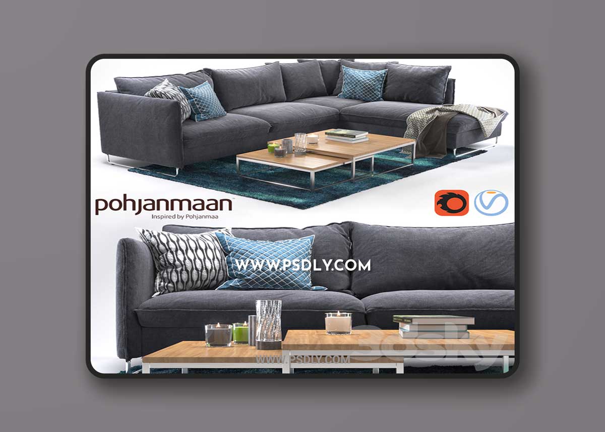 Corner sofa Flipper 3D Model 1 Corner-sofa-Flipper-3D-Model