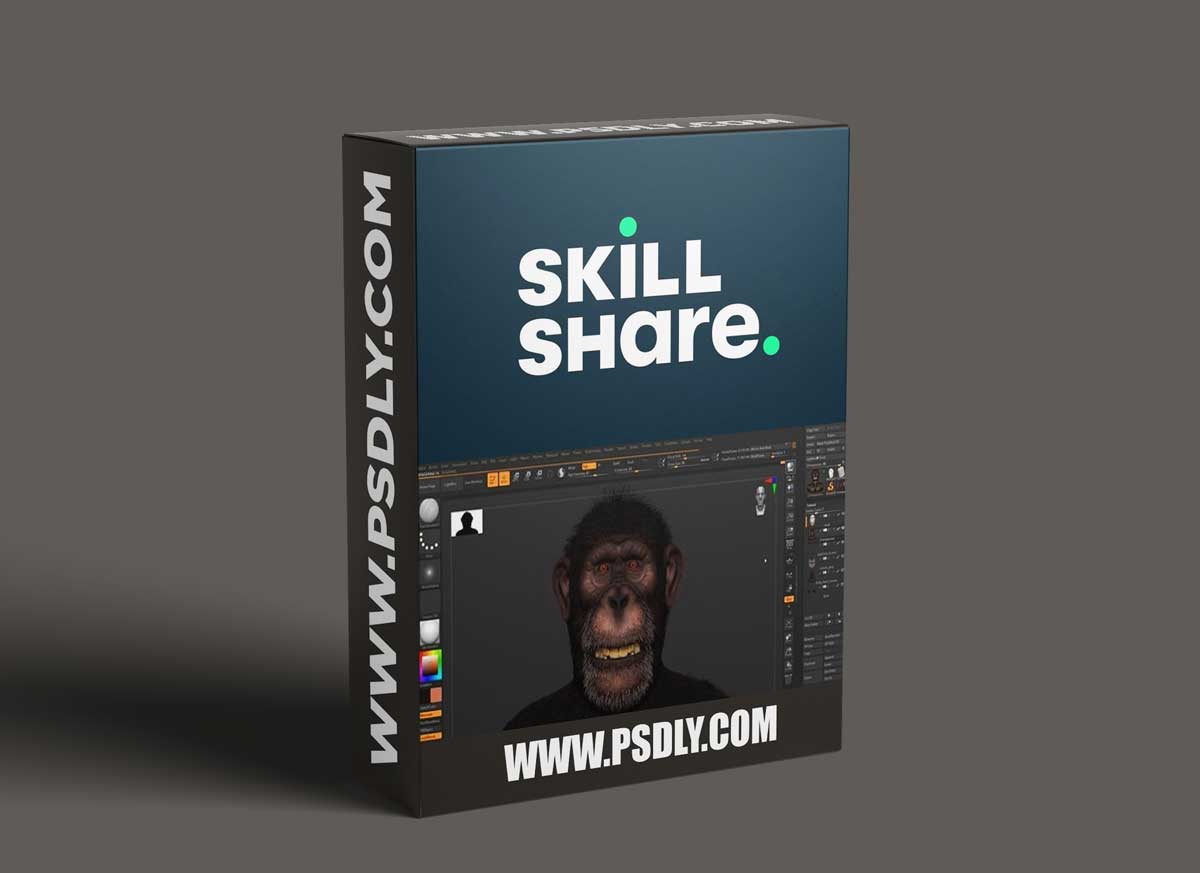 Create a Realistic Chimpanzee in Zbrush 1 Create a Realistic Chimpanzee in Zbrush