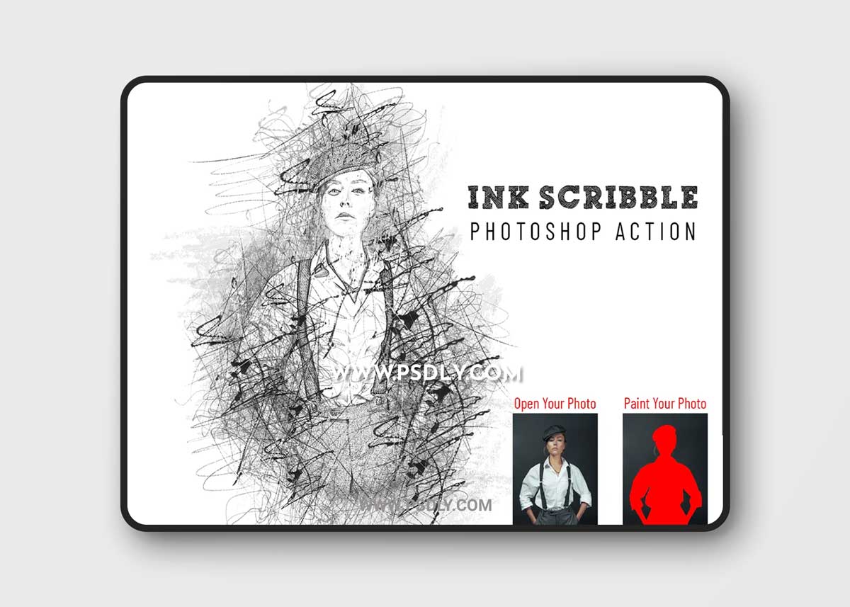 CreativeMarket - Ink Scribble Photoshop Action 6996611 1 CreativeMarket - Ink Scribble Photoshop Action 6996611