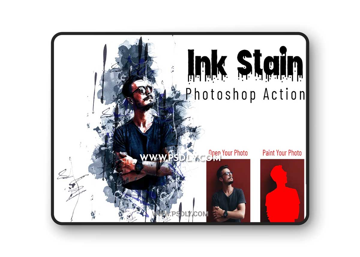 CreativeMarket - Ink Stain Photoshop Action 6987823 1 CreativeMarket - Ink Stain Photoshop Action 6987823