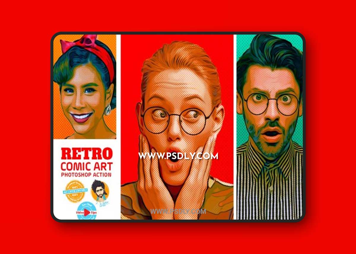 CreativeMarket - Retro Comic Art Effect 6695932 1 CreativeMarket - Retro Comic Art Effect 6695932