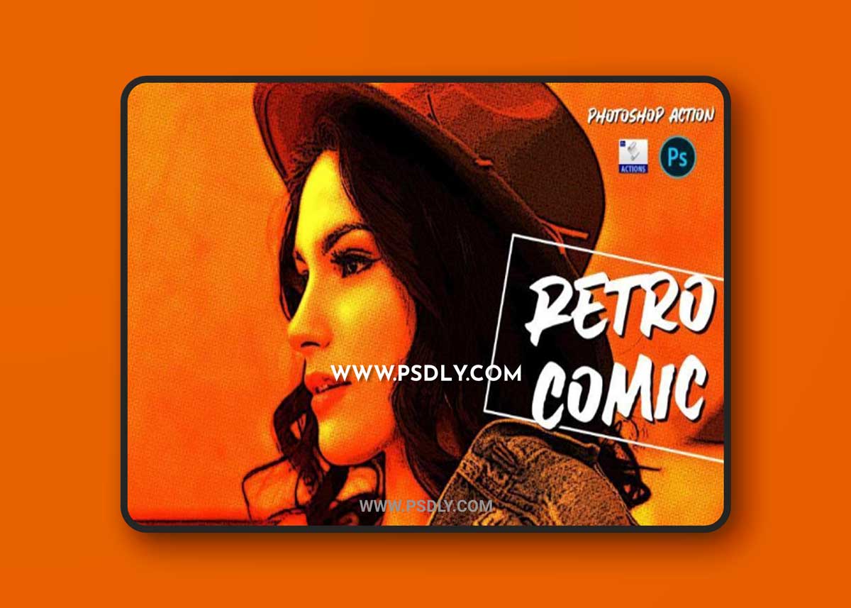 CreativeMarket - Retro comic | PSD action 5722196 1 CreativeMarket - Retro comic | PSD action 5722196